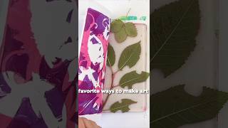 I Tried Printing With Leaves And Wow