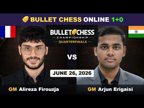 Winners Bracket FINAL | Alireza Firouzja vs Arjun Erigaisi | Bullet Chess 1+0 | June 26, 2026