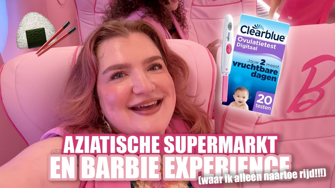 Ovulatie testen, Aziatische supermarkt & naar de Barbie Experience | VLOG | Vera Camilla