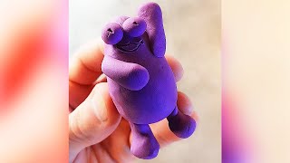 Grimace Shake Play-Doh DIY Idea / Easy to make / Play dough / DIY ideas for beginners / Clay art