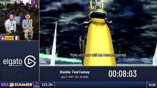 #ESASummer18 Speedruns - Dissidia: Final Fantasy [Any%] by Leonis07