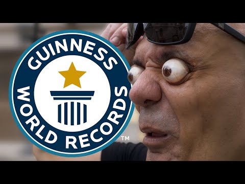 Farthest Eyeball Pop - Guinness World Records