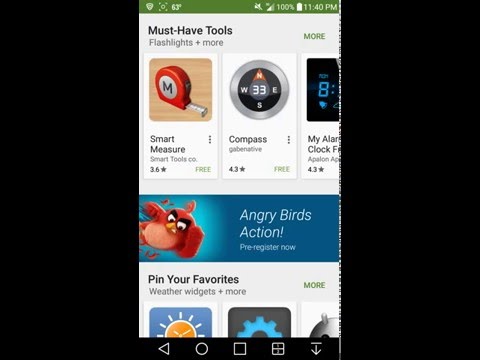 An Overview of the Google Play Store (version 6.3.16.B)