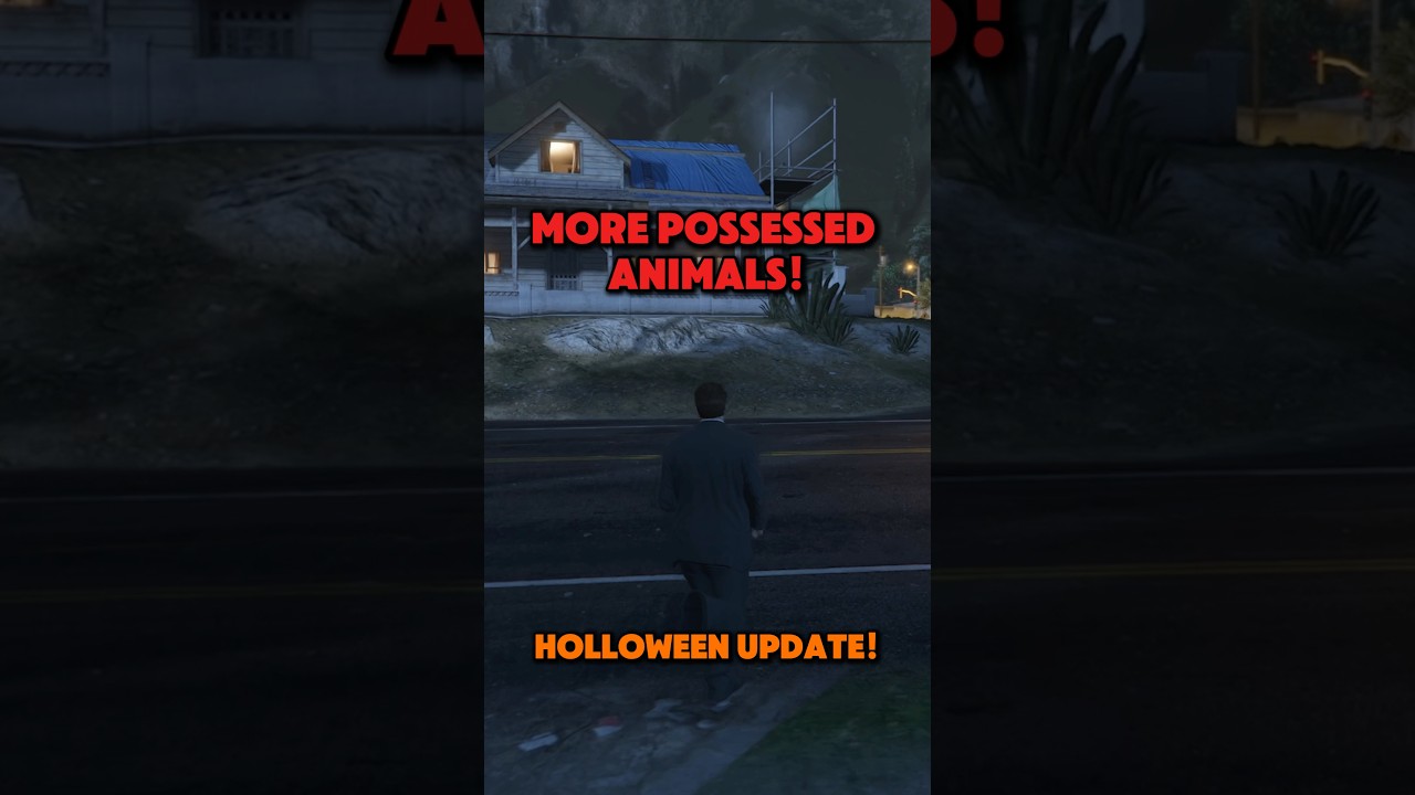Я нашёл одержимого мопса в GTA Online! Обновление «Хеллоуин»! 