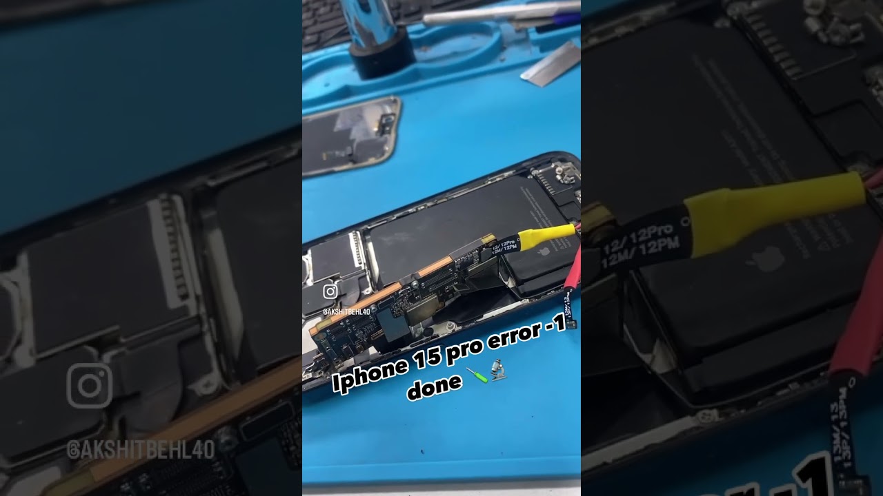 Iphone 15 pro error -1 done 🪛