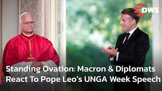 WATCH: Macron Leads Resounding Ovation For Pope Leo XIV Following Fiery Paris Address | AK1F