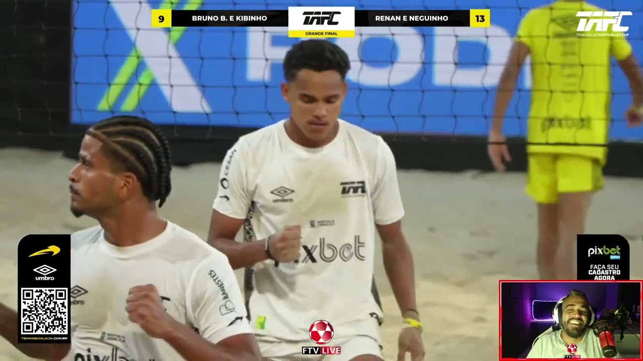 FINAL TAFC 43 - Bruno Barros e Kibinho x Renan Billy e Neguinho - Cariacica ES - React FTV Ep.331