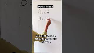 Maths puzzle solving | #educationalshorts #archanagodsepadwal #puzzlesolving #mathstricks #maths