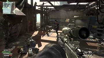 MW3 MSR quickscoping on Aground