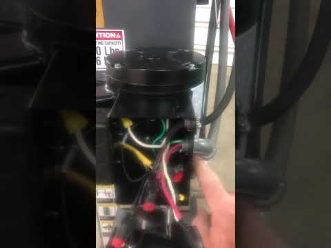 BendPak 2 post lift wiring including over limit switch - YouTube