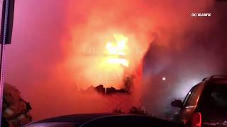 Garden Grove structure fire forces people to jump out of windows