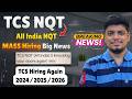 🔥TCS NQT Big News | TCS Hiring Again (All India NQT) | Test In Mid May 2026 | TCS NQT 2026 Hiring