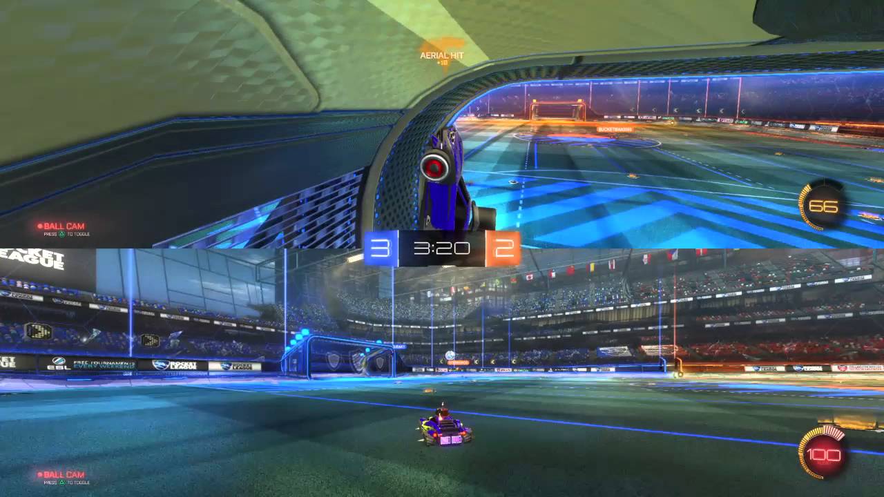 [Rocket League] Split Screen Save with my bro! YouTube