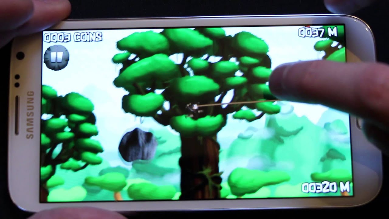 Rope Escape Android played on Galaxy Note 2 Androidizen