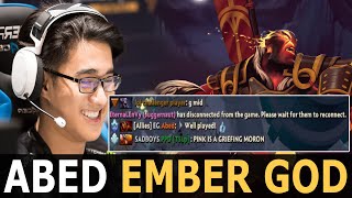 ABED EMBER GOD MAKE EternaLEnVy RAGE QUIT AND STEAL STORM ITEMS | DOTA 2 Gameplay