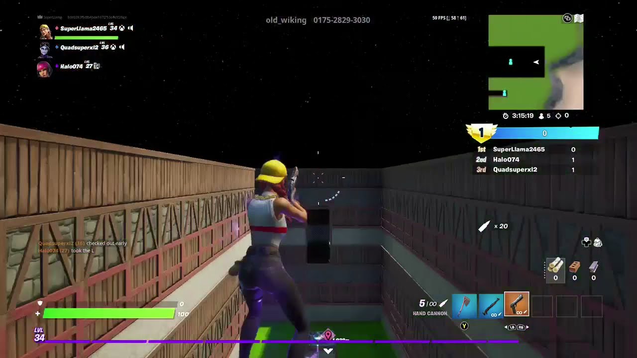 Insane trick shot in trickshot deathrun