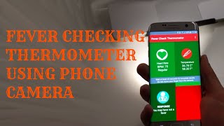 HOW TO CHECK FEVER AND HEART RATE USING PHONE. screenshot 4