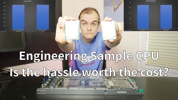 Is An Engineering Sample CPU Worth The Savings? Comparing A Xeon 6148 With An ES Version