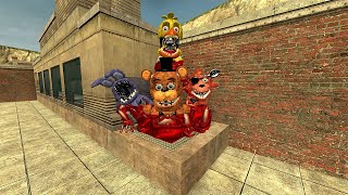 HYPER EXPLODING ALL RUBY FNAF SECURITY BREACH ANIMATRONICS In Garry's Mod!