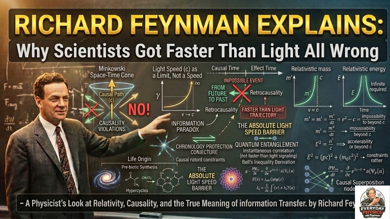 Why Scientists Got Faster Than Light All Wrong – Feynman Explains - YouTube