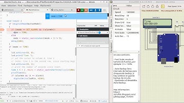Platfomio+Simulide debugging