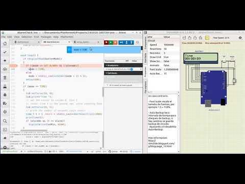 Platfomio+Simulide debugging