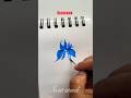 Easy flower painting 💙✨🫶 | #ytshorts #shorts #art #painting #flowers #drawing #nsarttutorial