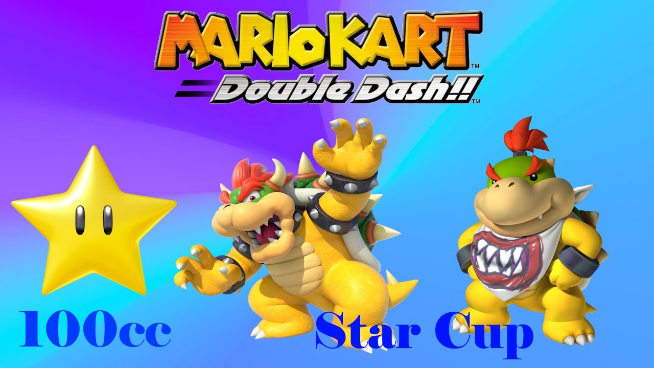 Mario Kart Double Dash Star Cup 100cc (Bowser & Bowser Jr.)