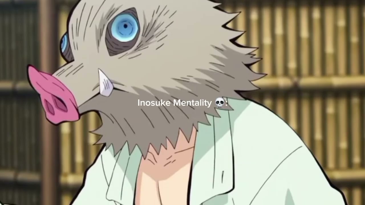 Inosuke being inosuke for 44 seconds #demonslayer
