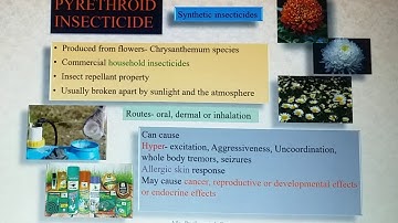 Pyrethroid Insecticides- Lecture video 4