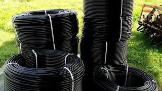 Drip irrigation pipes and accessories manufacturing || drip irrigation pipes making