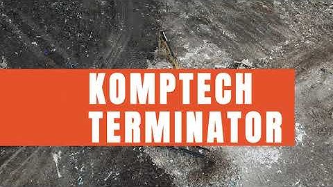 Komptech Terminator 6000- Single Shaft Waste Shredding Machine!