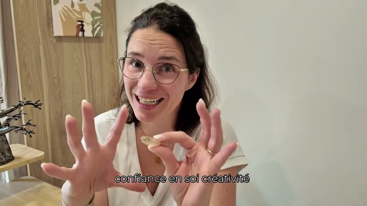 Vidéo La Boîte à Cailloux sur les vertus et propriétés de la citrine