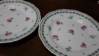 Richard Ginori 1735 garden rose plate 25cm - リチャード・ジノリ ガーデンローズ皿