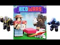 Playing roblox bedwars duels with my lil brother