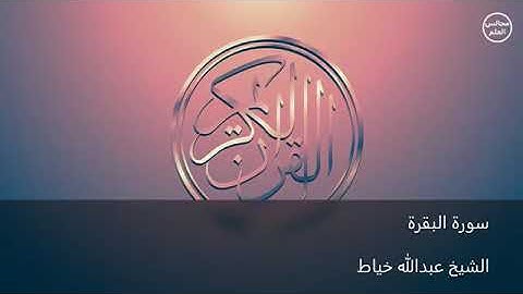 #سورة_البقرة #عبد_الله_خياط
