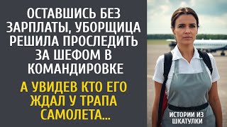 видео: Оставшись без зарплаты, уборщица решила проследить за шефом… А увидев кто его ждал у трапа самолета… картинка: Оставшись без зарплаты, уборщица решила проследить за шефом… А увидев кто его ждал у трапа самолета…