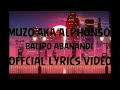 Muzo aka Alphonso- balipo abanandi(Lyrics video) Mp3 Song