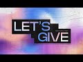 English Service | Let’s Give