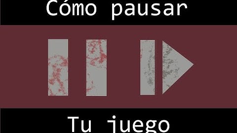 Unity: Cómo pausar tu juego