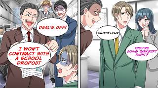 [Manga Dub] I closed a huge deal, but their Boss mocked Me, so I canceled it all...!? [RomCom]