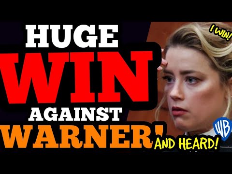 HUGE WIN against Warner and Amber Heard! WE FINALLY BEAT THEM! (share!)