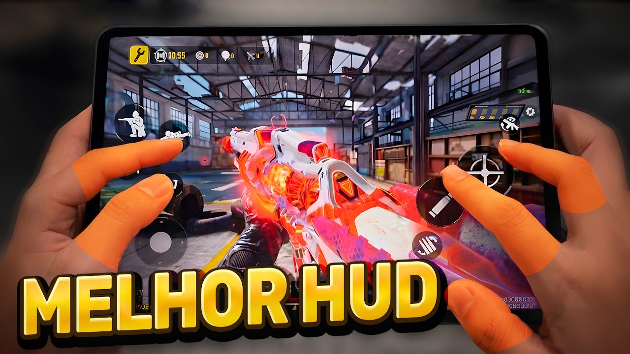 HUD de 5 DEDOS para TABLET no COD MOBILE ! (HUD, SENSIBILIDADE e CONFIGS)