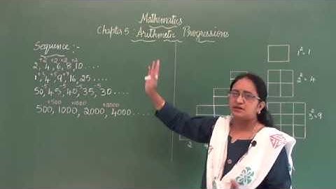 CBSE X - SSLC - MATH - ARITHMATIC PROGRESSION - PART 1