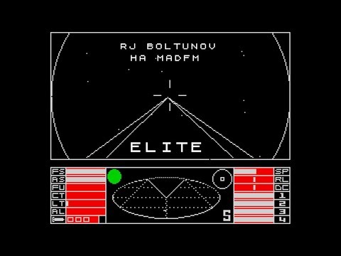 ELITE на ZX Spectrum (ностальгический игровой стрим)