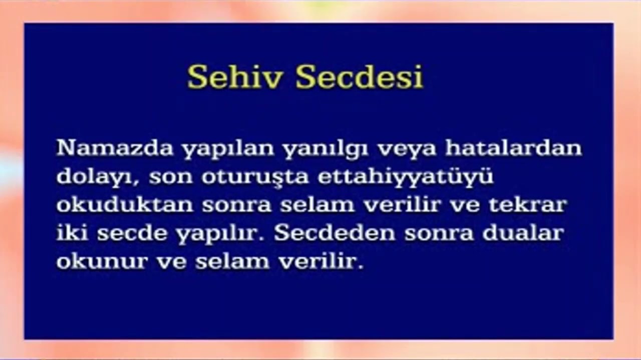 Videolu Sehiv Secdesi: Nasıl Yapılır? videolu Videolu Sehiv Secdesi: Nasıl Yapılır? videolu
