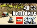 All 22 boulders destroyed in lego city undercover miner for precious bouldersrocks