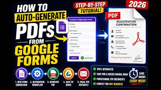 How to Auto-Generate PDFs from Google Forms (Step-by-Step) | Complete Beginner Tutorial (2026)
