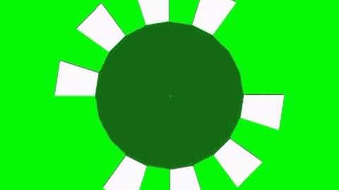 Free green screen refresh / loading logo / icon