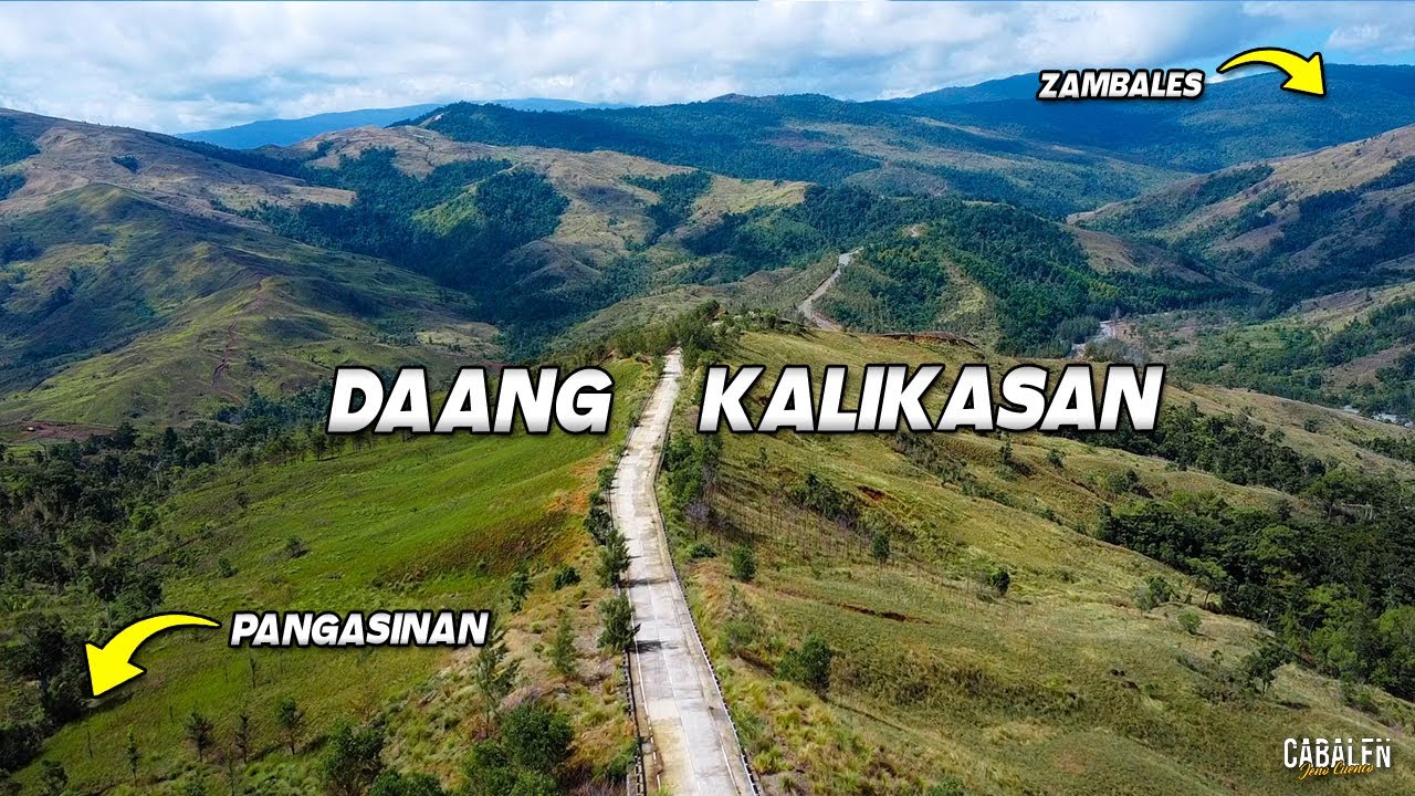 Ang kalsada na magdudugtong sa lalawigan ng Pangasinan at Zambales | Daang Kalikasan at Katutubo
